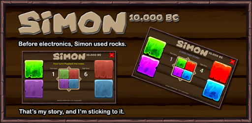 SIMON 10000 BC - a memory game
