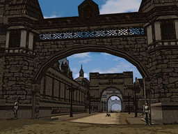 Entering Gludin Village